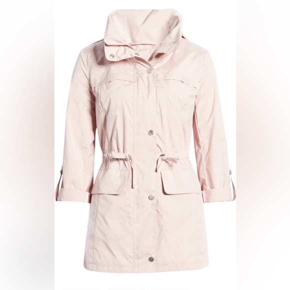 Cole Haan Signature Packable Rain Jacket XL in Canyon Rose - Picture 5 of 6
